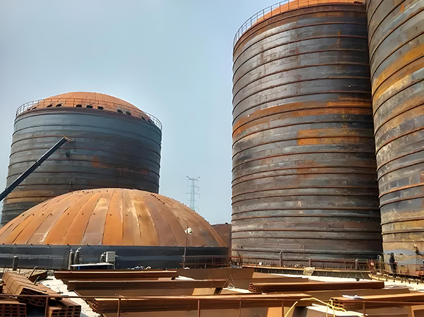 会泽焦粉钢板仓